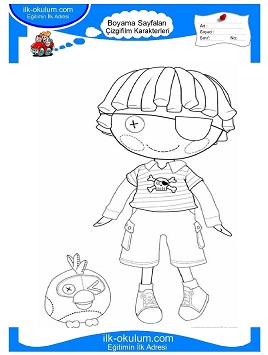 Çocuklar İçin Lalaloopsy Boyama Sayfaları 